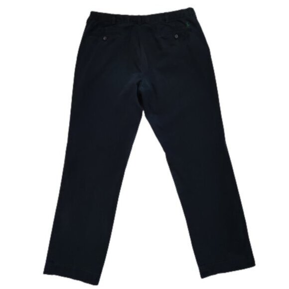 Polo Ralph Lauren "Preston" Black Cotton Pant - Picture 2 of 7